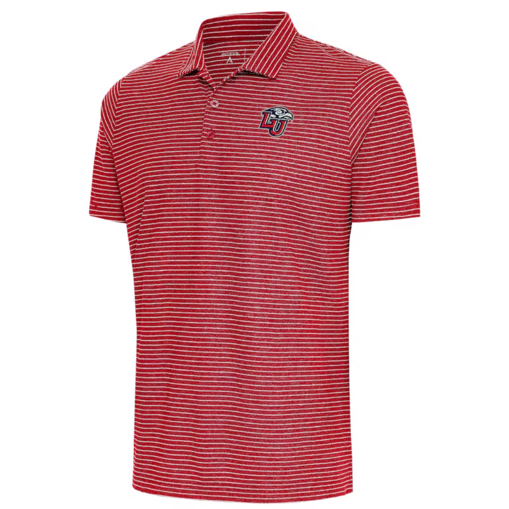 Liberty Flames Antigua Esteem Polo - Heather Red